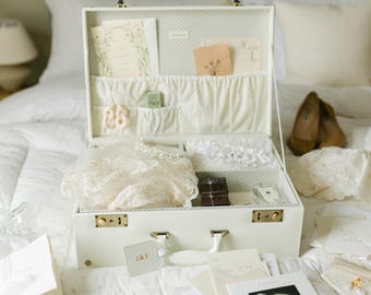 large white wedding memory box | personalised | wedding gift