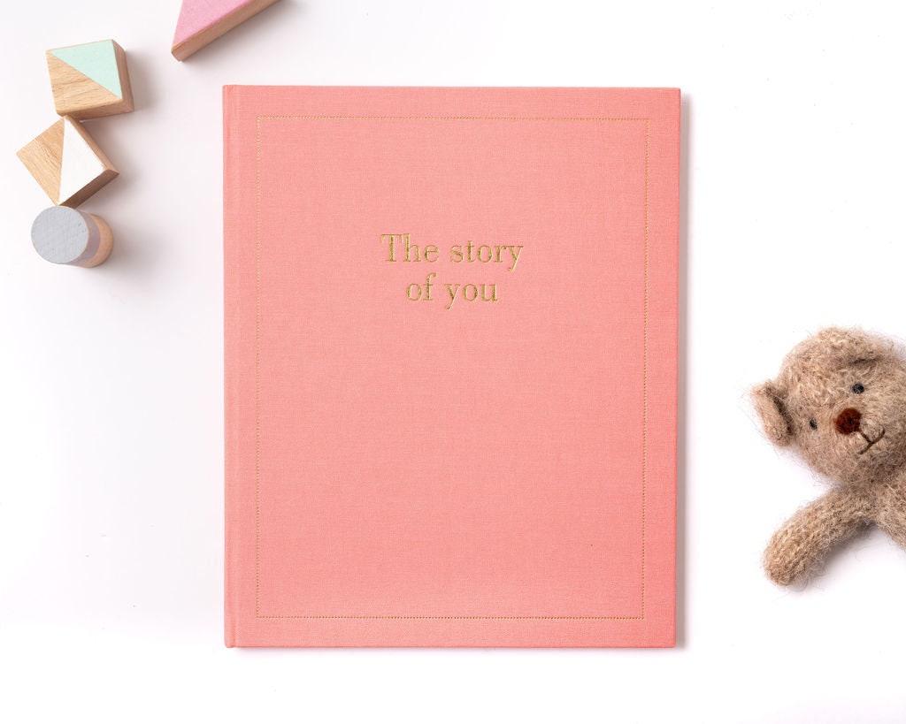 Personalised New Baby Keepsake Book and Journal Etsy