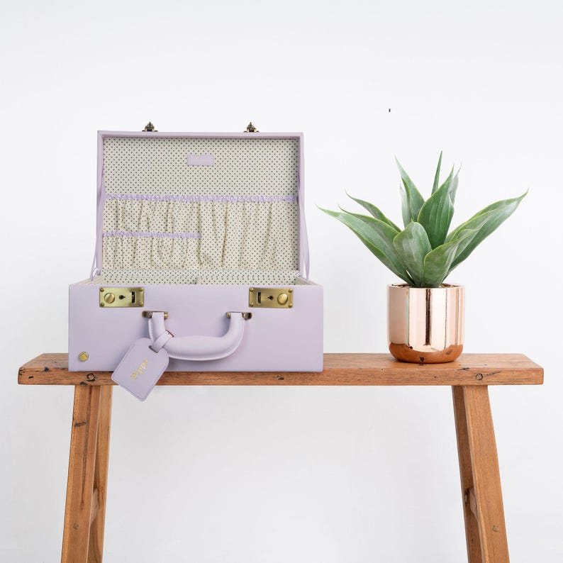 Classic Lavender Memory Case | Personalized | Memory Box - Etsy
