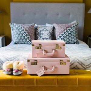 Personalised Memory Box | Keepsake Case | Memory Trunk | Pink Keepsake ...