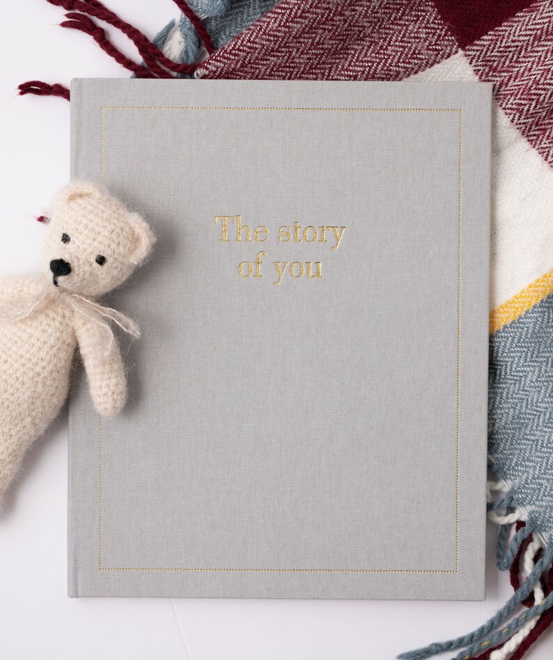 Personalised New Baby Keepsake Book and Journal the Story of Etsy