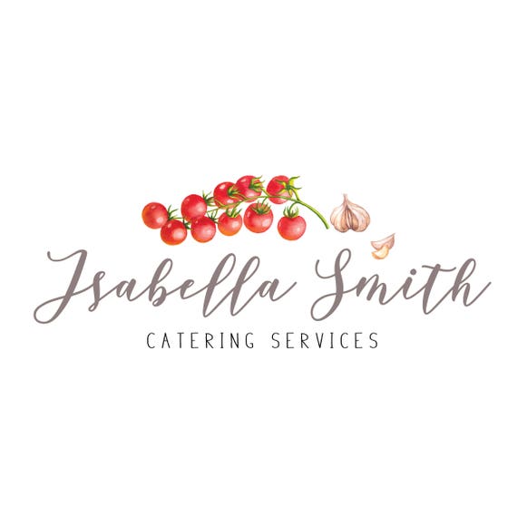 premade watercolor logo design