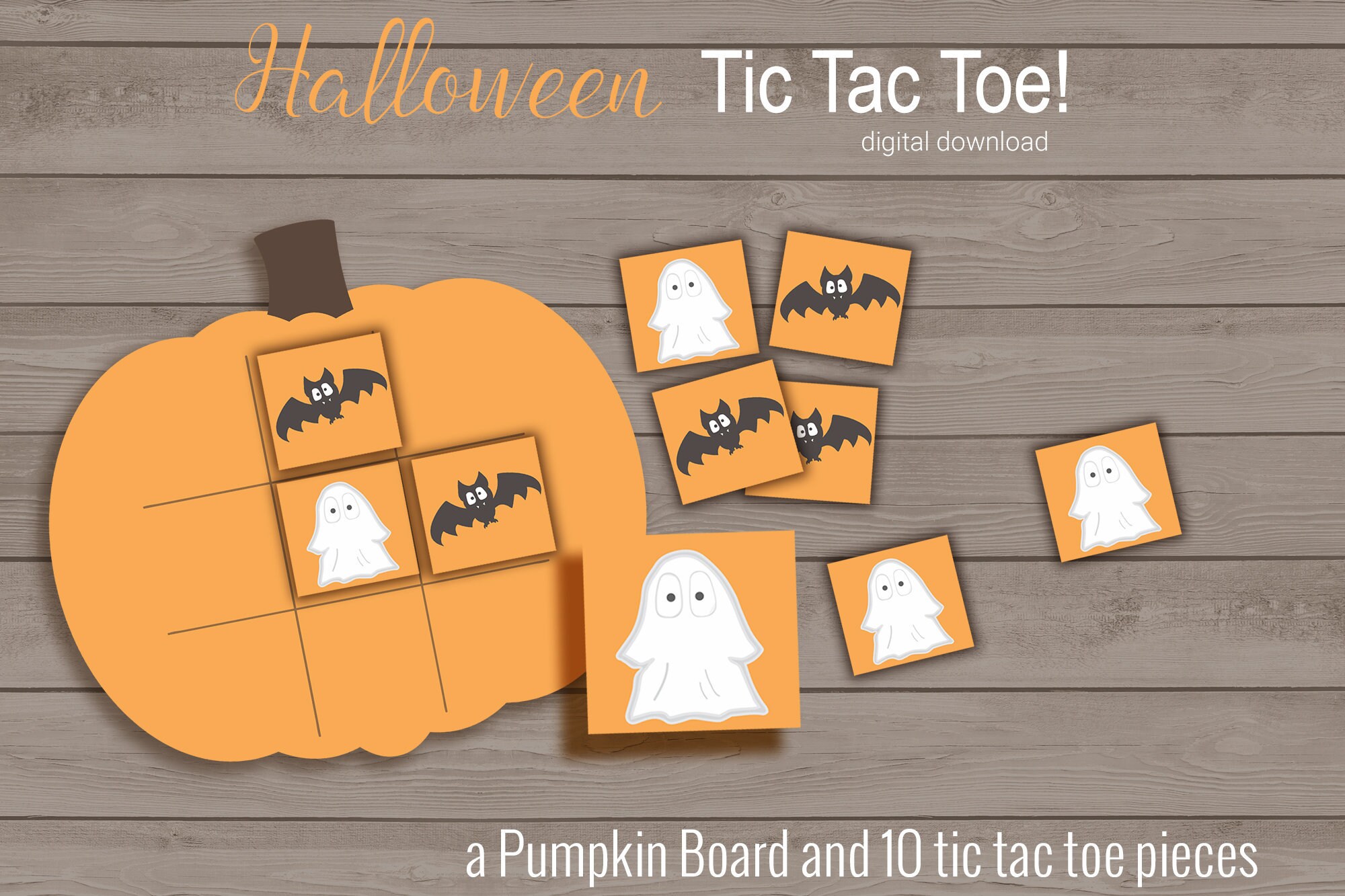 Halloween Tic Tac Toe Game - 11 Pc.