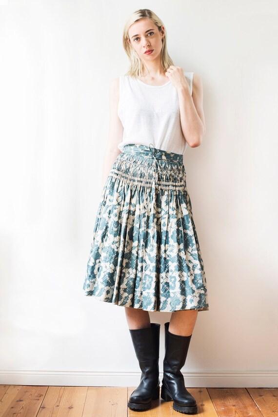 dries van noten silk skirt