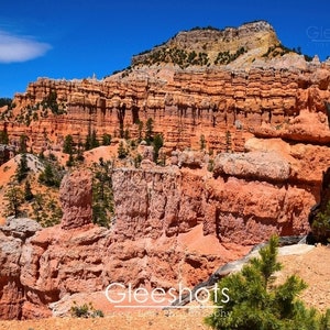 Bryce National Park Photo, Utah Landscape Photography Print, Bryce Hiking Trail, Bryce Canyon Picture, Colorful Wall Art, Desert Wall Decor