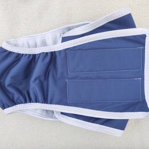Castor Oil Pack Wrap Navy Blue with white insides - Castor Oil Pack, full abdominal coverage, mess free! Detox support, liver support wrap