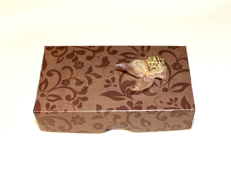 Gift box with lid heart bow design gift wrap for her him packing wrapping case packet casket jewelry box small birthday present box