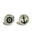 lmdickerson88 reviewed ANCHOR EARRINGS - Silver - Navy Blue - Nautical Earrings - Gifts Under 10