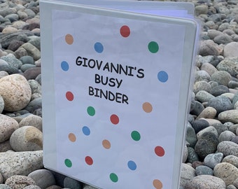 Toddler Busy Book - Personalized