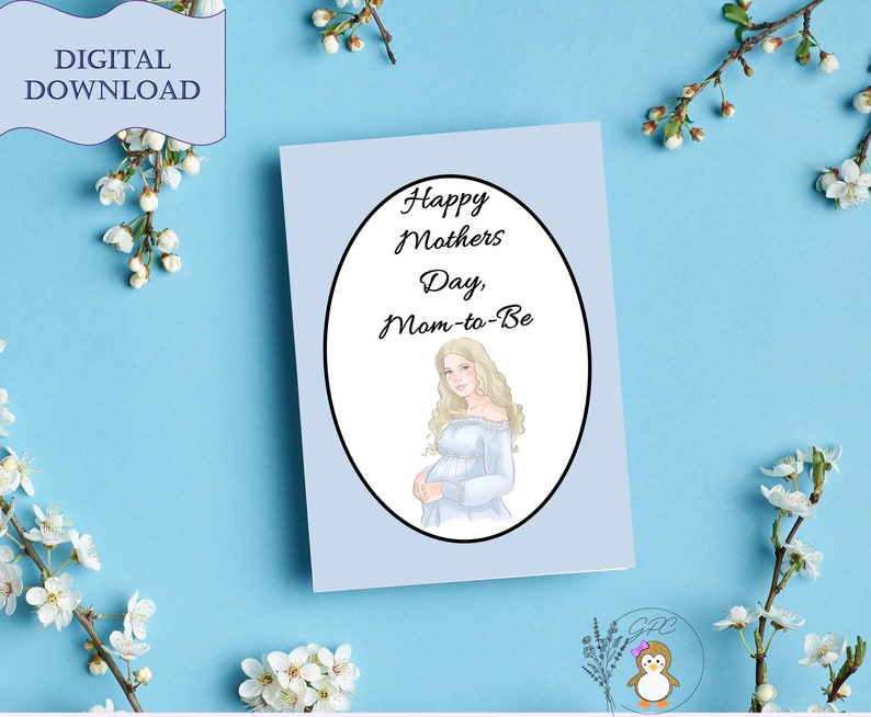 Mother-to-be Mother's Day Printable Greeting Card 2 | 5x7