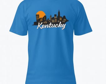 T-shirt Skyline van Kentucky | Bluegrass Pride-T-shirt | Handgemaakt door B.Higgs Creations
