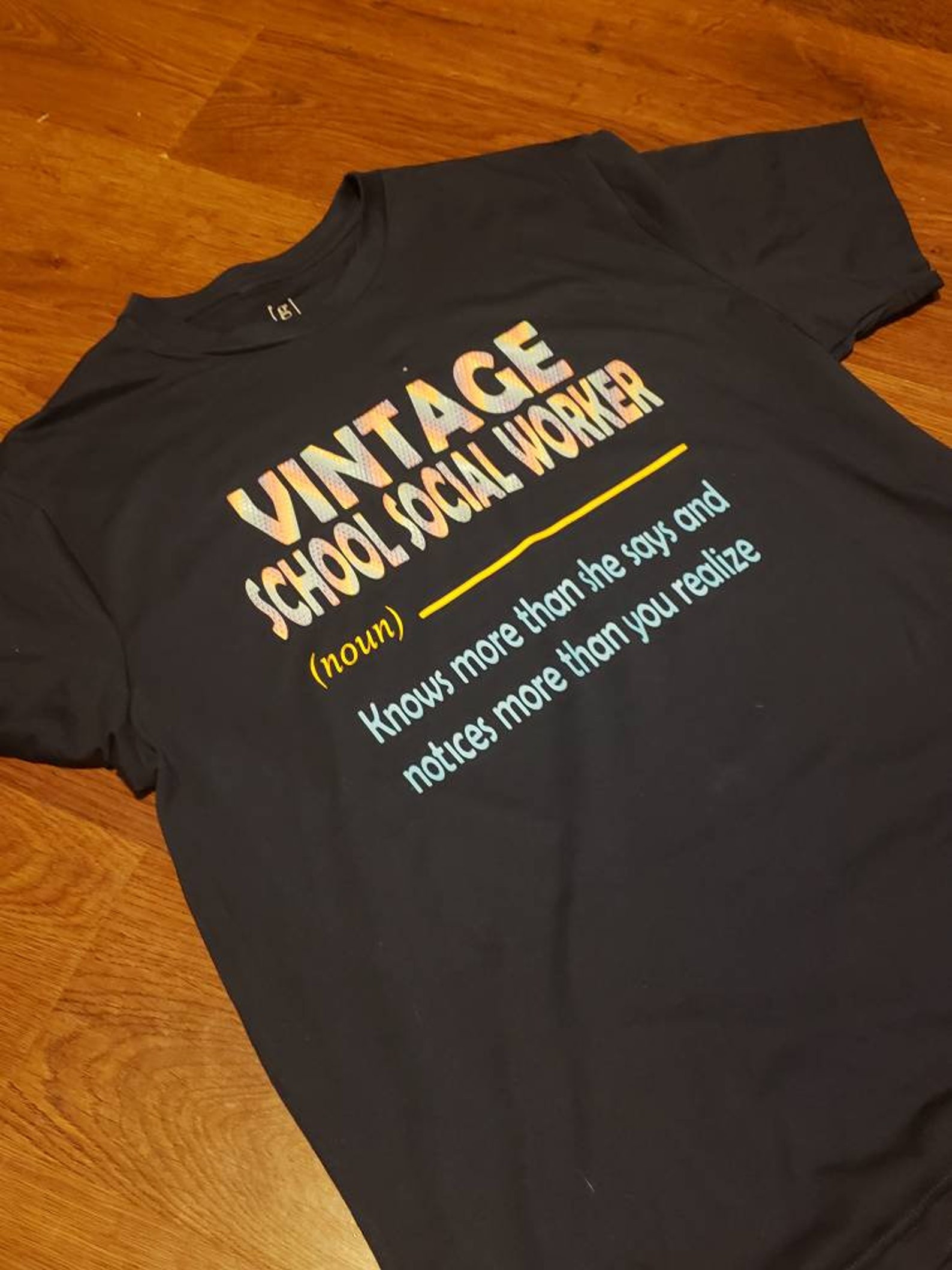 vintage social worker shirt