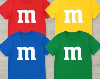 Camisetas de disfraces de M&M: divertidas camisetas familiares de Halloween