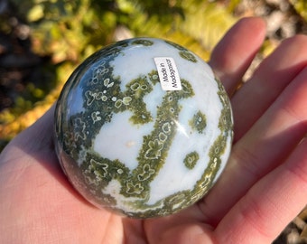 7th Vein Morovato Ocean Jasper Blue And Green Sphere