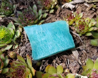 AAA Chatoyiant flashy amazonite slab