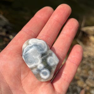 Blue 8th Vein Morovato Ocean Jasper Tumbled