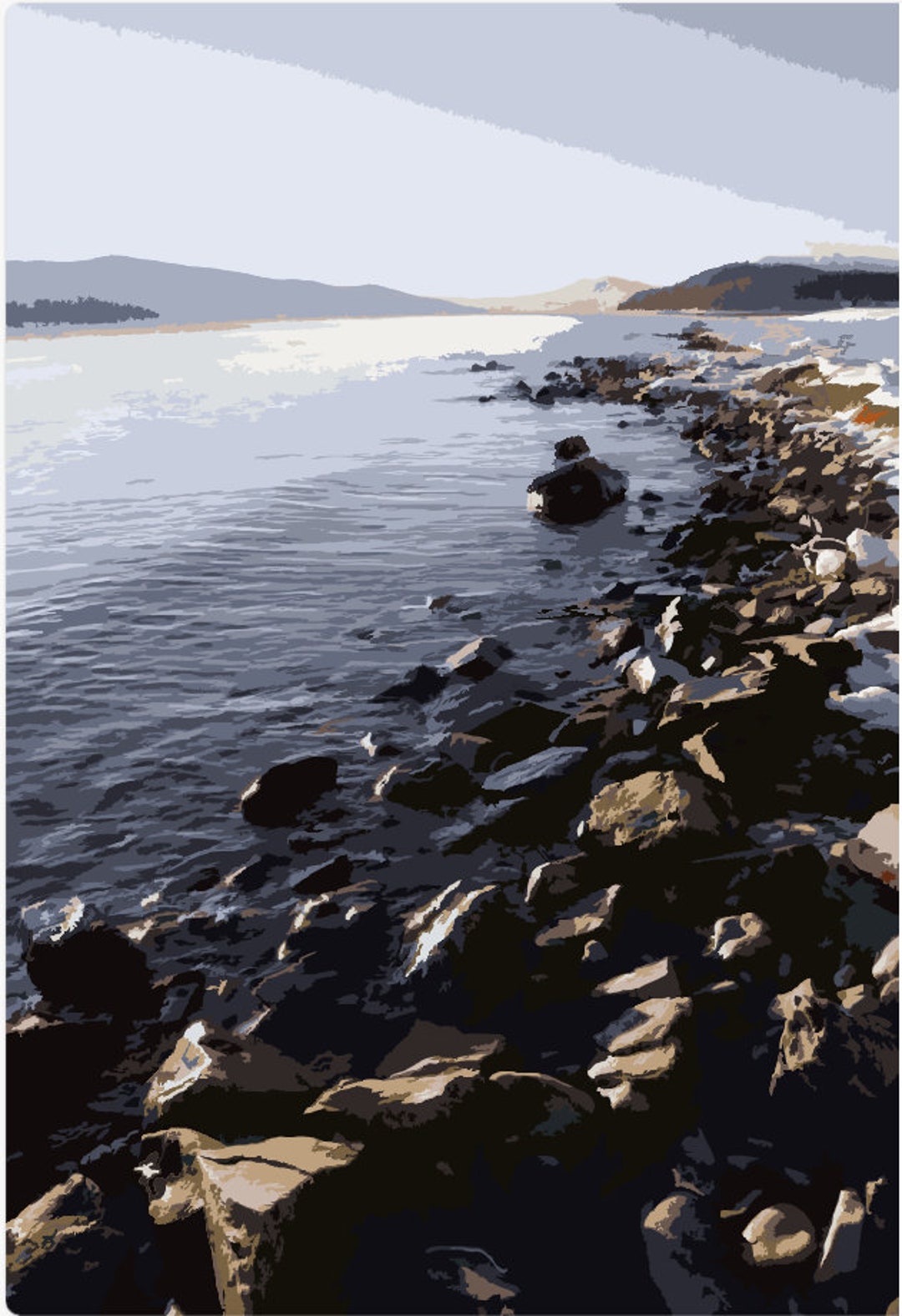 Oregon Coast: Sea, Sky, and Rock at Lake Pend Oreille, Seascape ...