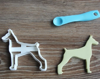 Doberman Cookie Cutter Dog Breed Treat Cutter puppy cupcake toppers