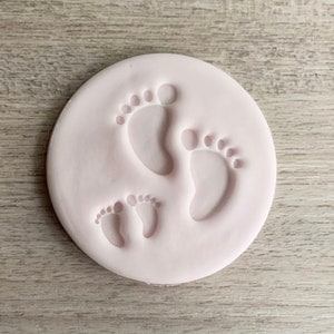 Baby Feet Embosser Set Baby Shower fondant cookie stamp