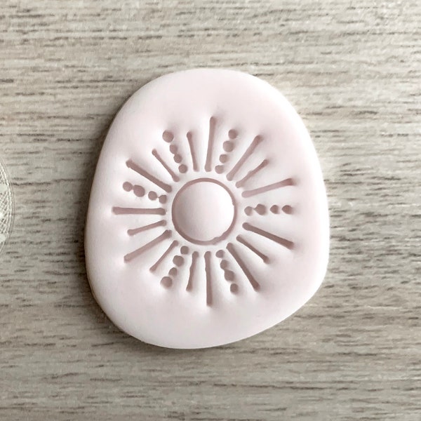 Sun Embosser, Stamp For Fondant, Polymer Clay, Cookies, Ceramics, Soap and dough