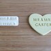 Custom Mr and Mrs Wedding cookie STAMP Embosser With Handle Personalized Engagement Biscuit Stamp Save The Date Cookie Embosser Cake Topper