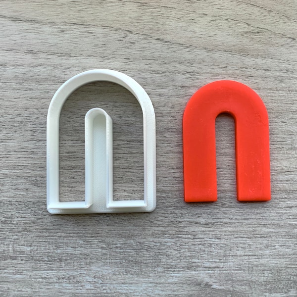 Arch Cookie Cutter U Shape Magnet or Rainbow  Fondant Cutter