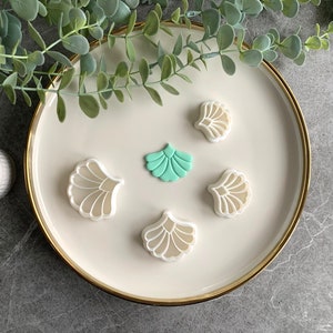 Flower Polymer Clay Cutter, Fan Earring Clay Cutter, Embossing cutter, Polymer Clay Tools, Jewellery Tools, Earring Making