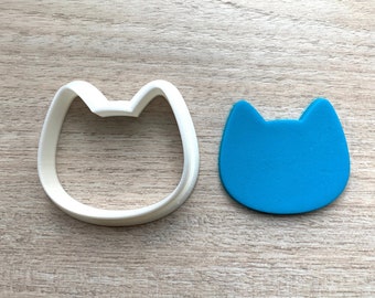 Kitten Head  Cookie Cutter Cute Cat Face Fondant Cutter Cupcake Cake Topper