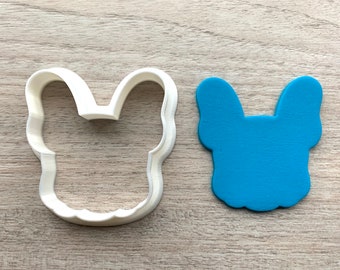 French Bulldog Face Cookie Cutter, Dog Breed Treat Cutter