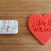 Custom Mr and Mrs Wedding cookie STAMP Fondant Embosser With Handle Personalized Engagement Biscuit Stamp Save The Date Cookie Cake Topper