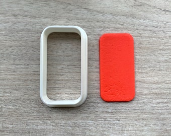 Rounded Rectangle Cookie Cutter Fondant Cutter