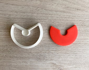 Donut 2/3 Cookie Cutter Fondant Cutter