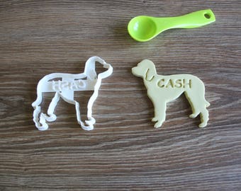 Labradoodle Cookie Cutter Custom Treat Personalized Dog Breed Cookie Cutter Puppy Treat Cutter Cupcake topper Gingerbread Cookie Cutter