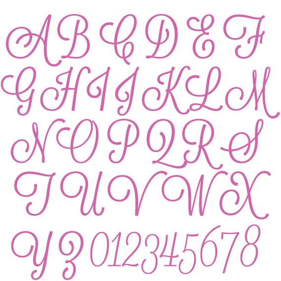 Monogram Fondant Embosser Style 2