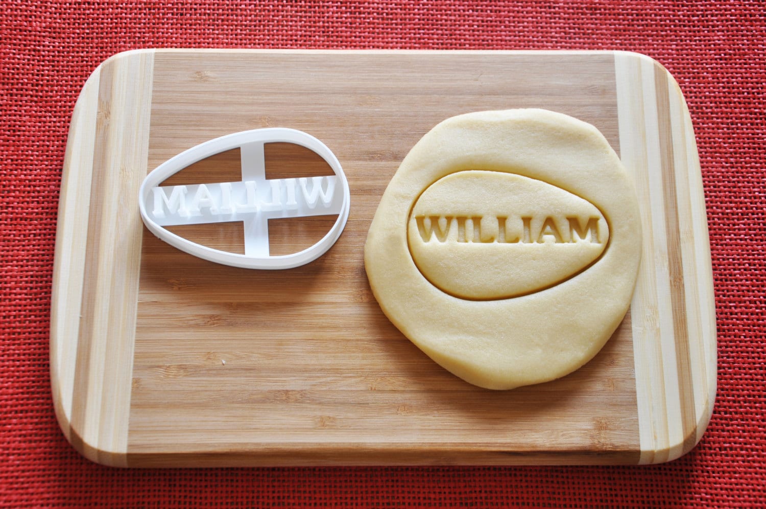 CUSTOM EGG Shaped Cookie Cutter Easter Personalized Biscuit Etsy