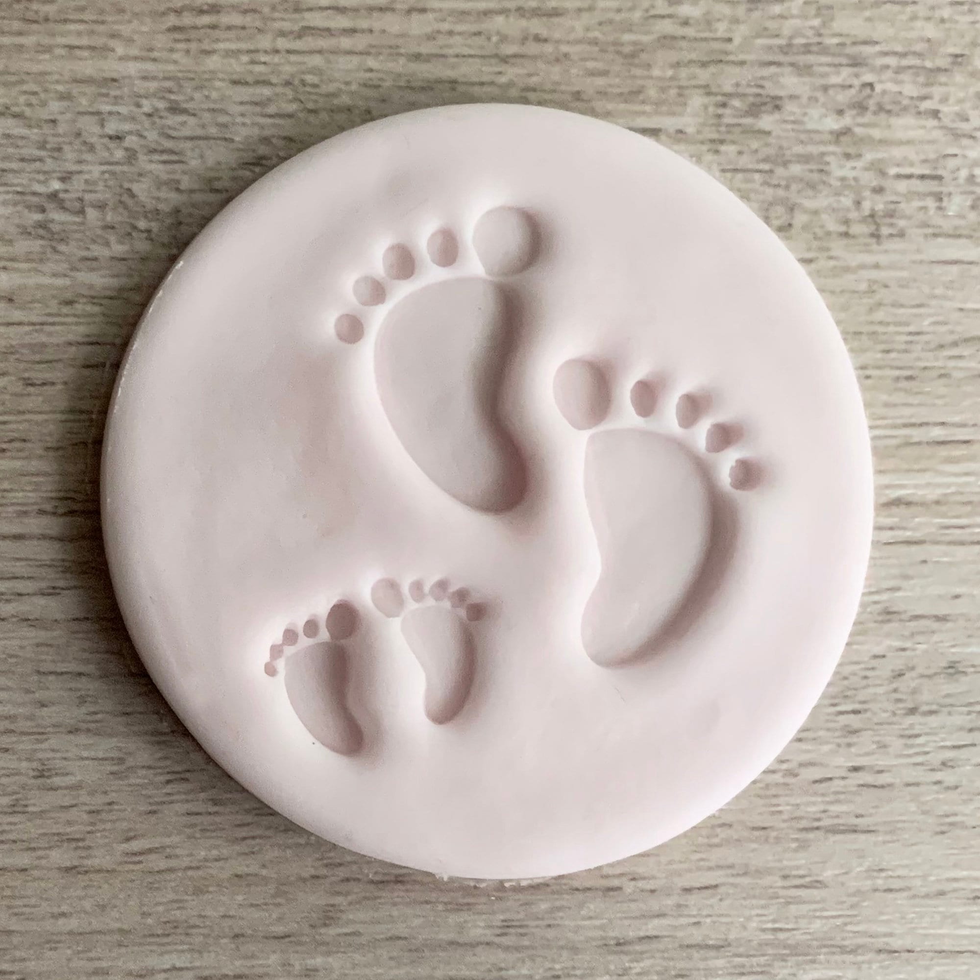 Baby Feet Embosser Set Baby Shower fondant cookie stamp Etsy