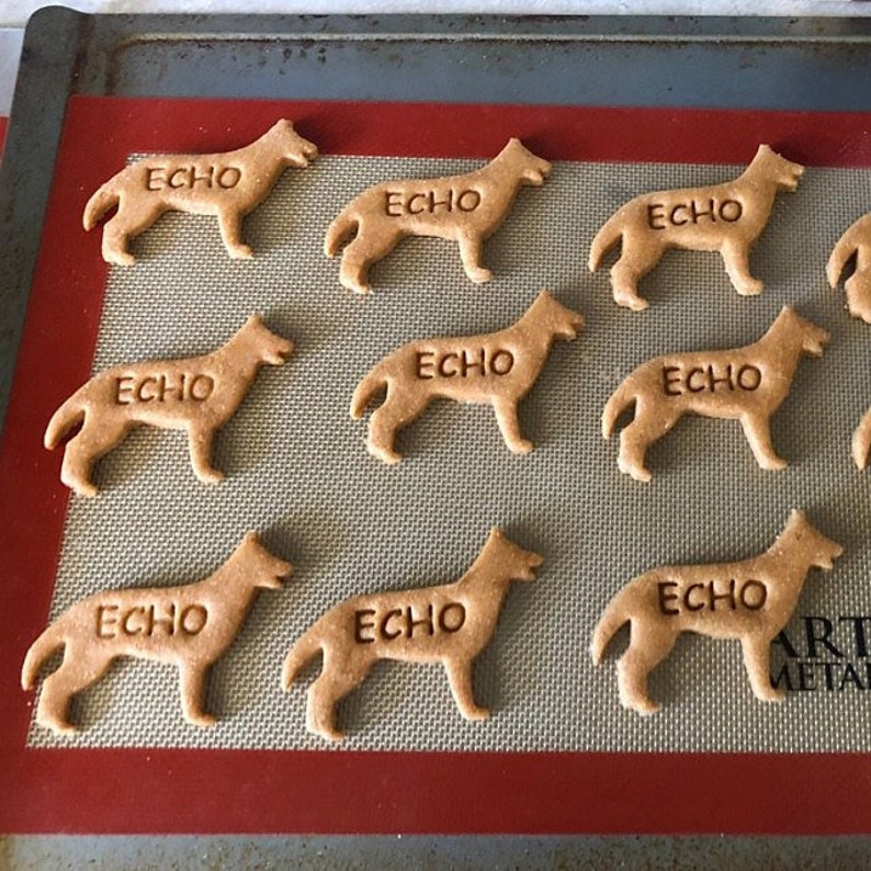 German Shepherd Cookie Cutter Custom Treat Personalized Dog Etsy