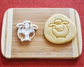 Shaun The Sheep Cookie Cutter Cartoon Biscuit Stamp Cake Topper Fondant Gingerbread cutter Baby Shower Gift