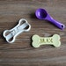 Custom Dog Bone Cookie Cutter Personalized Dog Puppy Pup Name Pet Treat Cutter clear