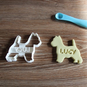 Westie Highland Terrier Cookie Cutter Custom treat Personalized Dog Breed puppy Treat Cutter
