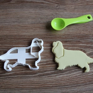 Cavalier King Charles Spaniel Cookie Cutter Hund Rasse behandeln Cutter Welpen Cupcake Topper