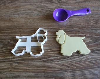 Cortador de galletas de Cocker Spaniel Americano, cortador de golosinas para perros