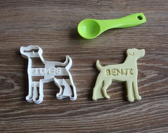 Cortador de galletas personalizado de Jack Russell Terrier, cortador de golosinas para perros personalizado