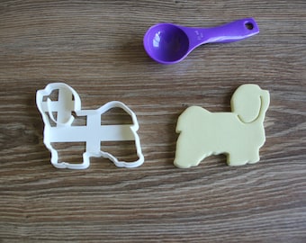 Cortador de galletas de Bichón Habanero, cortador de golosinas de raza de perro