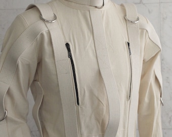 Upgrade - Chest Zippers for Straitjacket / bondage / restraints (Straitjacket sold separately)