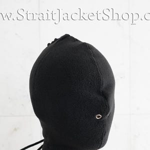 Black Bondage / Blindfold Hood Face Mask