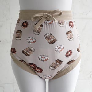 Breast Milk Coffee Latte Diaper Cover - Donuts / ABDL