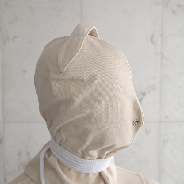 Bondage Hood - Straitjacket Heavy Duty BDSM  Blindfold Mask