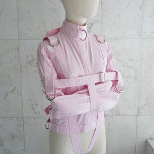 Baby Pink ABDL Straitjacket - Straitjacket for a Little / Adult Baby Diaper Lover