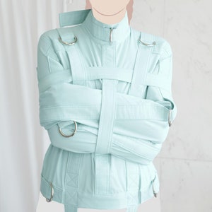 Baby Mint ABDL Straitjacket - Straitjacket for Adult Baby Diaper Lover / Fully Functional Straitjacket from Straitjacketshop